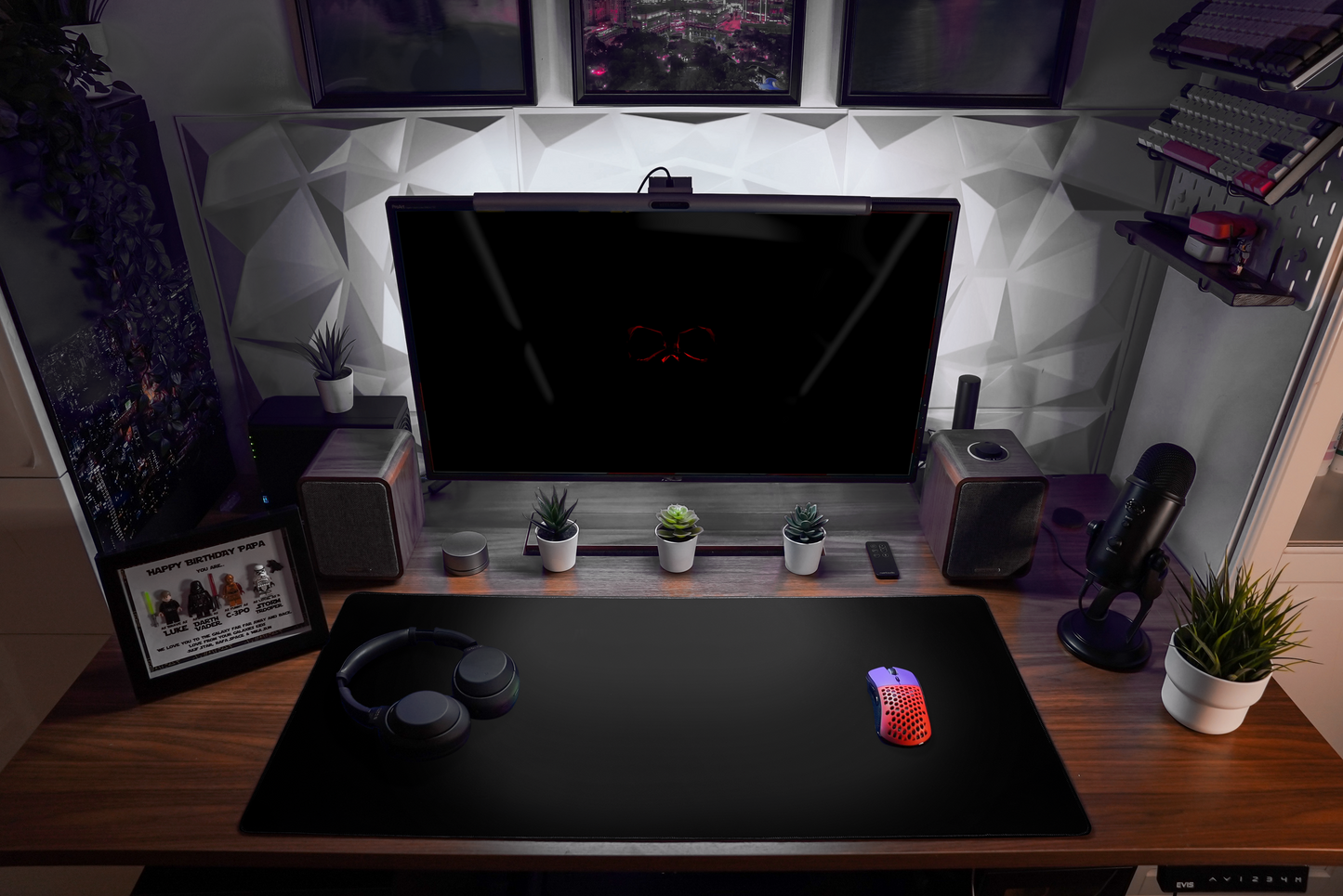 Stealth Black Mousepad XL